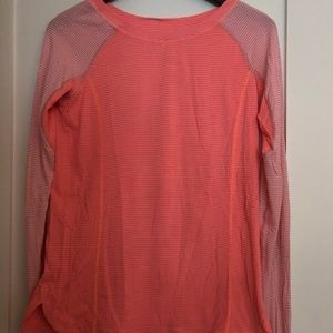 Long Sleeve Salmon Lululemon Top